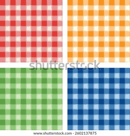 napkin pattern, tablecloth picnic texture , Seamless check pattern.