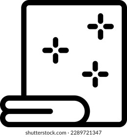 napkin  Vector illustration on a transparent background. Premium quality symmbols. Thin line vector icons for concept and graphic design.