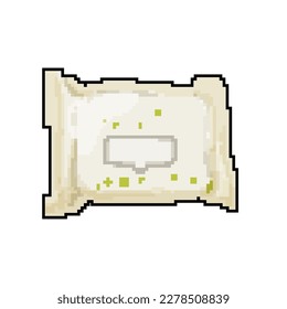 napkin wipe wet game pixel art retro vector. bit cash napkin wipe wet video arcade. old vintage illustration