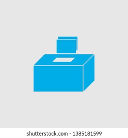 napkins in the box, cutlery, icon, vector icon
