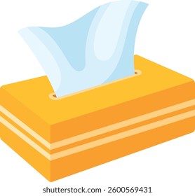 Napkins pack hygienic accessory vector illustration