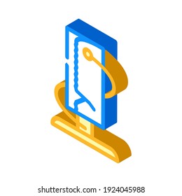 servilletas en el vector de iconos isométricos del rollo. servilletas en señal de rollo. ilustración de símbolo aislado