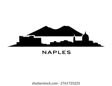 Naples city skyline
Vector city skyline on a white background