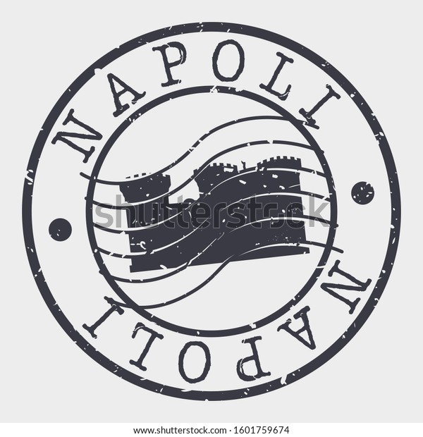 Naples Italy Stamp Postal Silhouette Seal Stock Vector Royalty Free