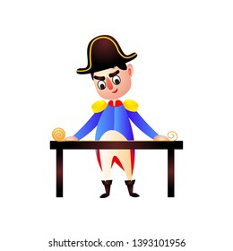 Napoleon bonaparte character thinking about battle plan