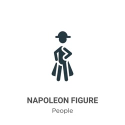 Napoleon Figure Vector Icon On White Background. Flat Vector Napoleon Figure Icon Symbol Sign From Modern People Collection For Mobile Concept And Web Apps Design.