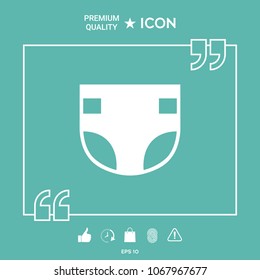 Nappy icon symbol