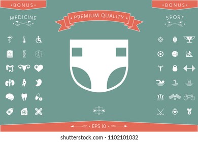 Nappy icon symbol