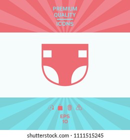 Nappy icon symbol