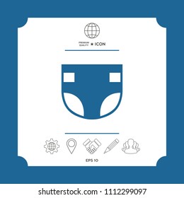 Nappy icon symbol