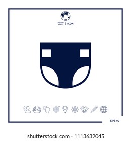 Nappy icon symbol