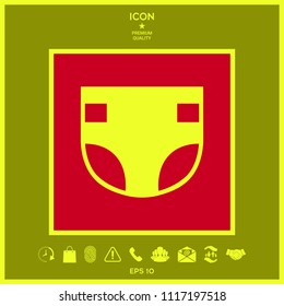 Nappy icon symbol