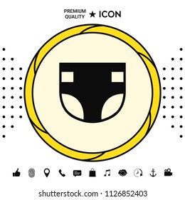 Nappy icon symbol
