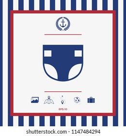 Nappy icon symbol