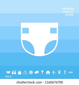 Nappy icon symbol