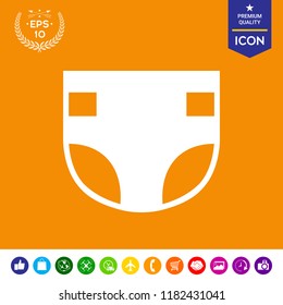 Nappy icon symbol