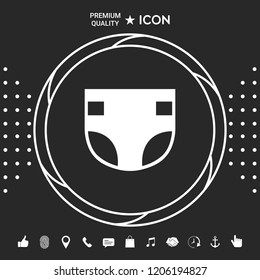 Nappy icon symbol