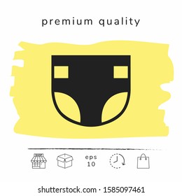 Nappy icon symbol. Graphic elements for your design