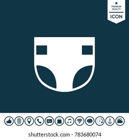 Nappy symbol icon