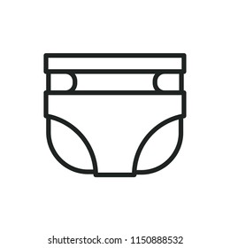 nappy  vector  icon 