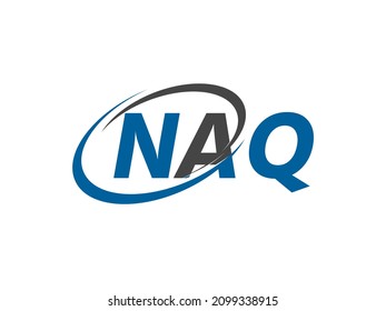 NAQ-Brief kreatives, modernes, elegantes Logo-Design