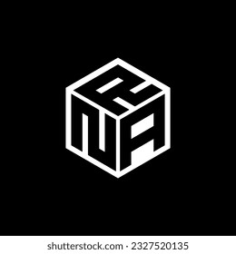 NAR letter logo design in illustration. Vector logo, calligraphy designs for logo, Poster, Invitation, etc.