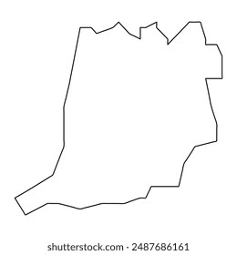 Naranjito map, administrative division of Puerto Rico. Vector illustration.