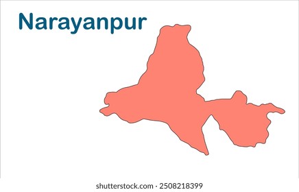 Mapa de subdivisão de Narayanpur, Distrito de Jamtara, Estado de Jharkhand, República da Índia, Governo de Jharkhand, Território indiano, Índia Oriental, política, aldeia, turismo