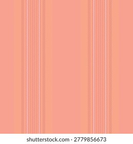 Narmony vector vertical lines, rest textile pattern fabric. Sational background stripe texture seamless in red and orange colors palette.