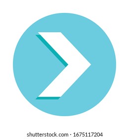 Das Symbol mit schmalen Pfeilzeichen. Einfache Bildyph, flache Vektorillustration von Web-Icons für i und ux, Website oder mobile Applikationen
