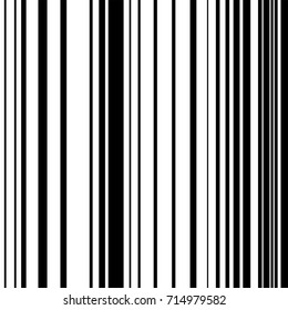 Narrow black-white vertical lines. Vector