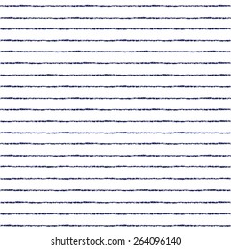 Narrow brush stripes vector seamless pattern