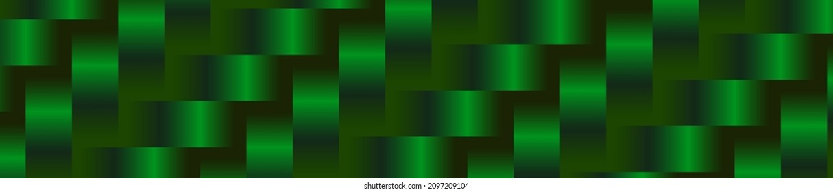 narrow decorative abstract pattern in green shades for prints on decorative panels and for web sites, interiors and banners