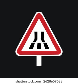 Narrow Road Ahead Icon, Narrow Road Ahead