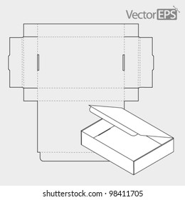 Caja estrecha de la parte superior