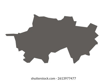 Narsinghpur District Map Highlighted on Madhya Pradesh State Map