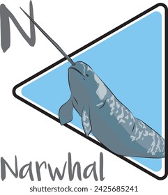 The narwhal is a species of toothed whale. Narwhals are animals of myths and legends. Scientists don’t know exactly why narwhals have tusks. The pigmentation of narwhals is a mottled pattern.