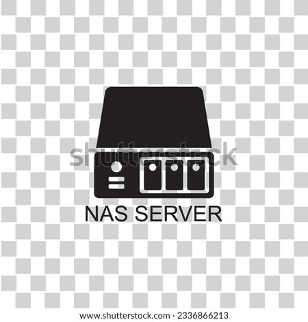 nas server icon , computer icon Zdjęcia stock © 