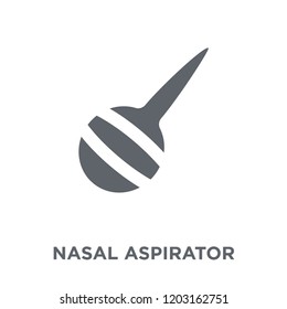 Nasal aspirator icon. Nasal aspirator design concept from Hygiene collection. Simple element vector illustration on white background.