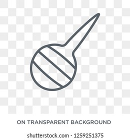 Nasal aspirator icon. Nasal aspirator design concept from Hygiene collection. Simple element vector illustration on transparent background.