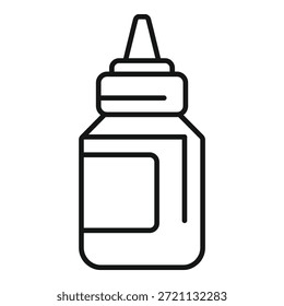Frasco de medicamento en aerosol nasal para tratar la rinitis y mejorar la respiración