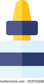 Nasal spray vector icon. filled flat sign for mobile concept and web design.