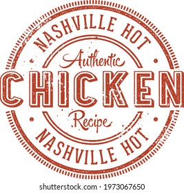 Nashville Hot Fried Chicken Stamp