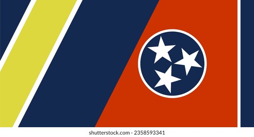 Nashville SC american soccer team uniform colors with flag of state