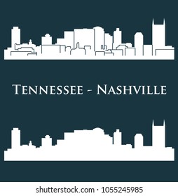 Nashville, Tennessee ( city silhouette )