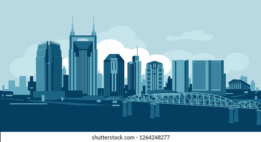 Nashville Tennessee Skyline