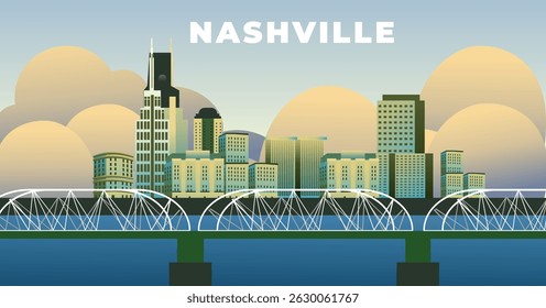 Nashville Tennessee US America city travel