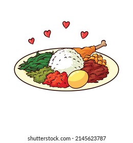 
Nasi Padang is the most famous Indonesian food. This food is among the most delicious food in the world.