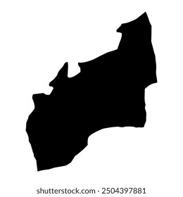 Nasirabad district map, administrative division of Pakistan. Vector illustration.