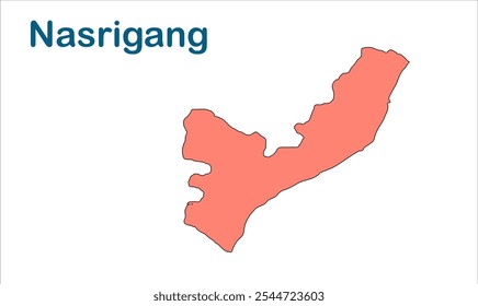 Nasrigang subdivision map, Rohtas District, Bihar State, Republic of India, Government of Bihar, Indian territory, Eastern India, politics, village, tourism